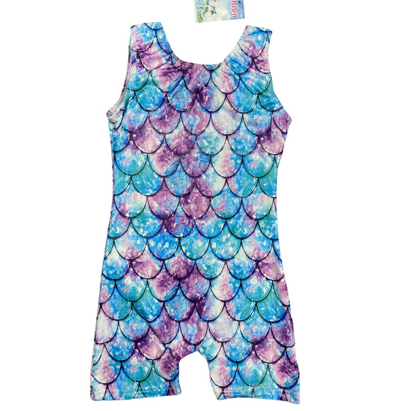 Toddler Girl Mermaid Swimsuit Tankini - Picture 3 of 4